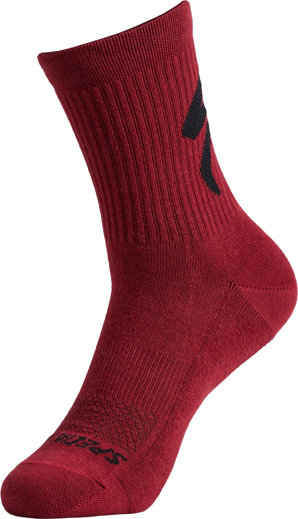 1. Sosete Ciclism SPECIALIZED Cotton Tall Logo - Maroon S