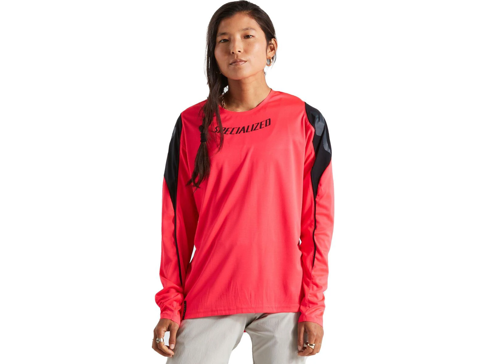 1. Tricou Ciclism SPECIALIZED Gravity (L/S) - Imperial Red XXL