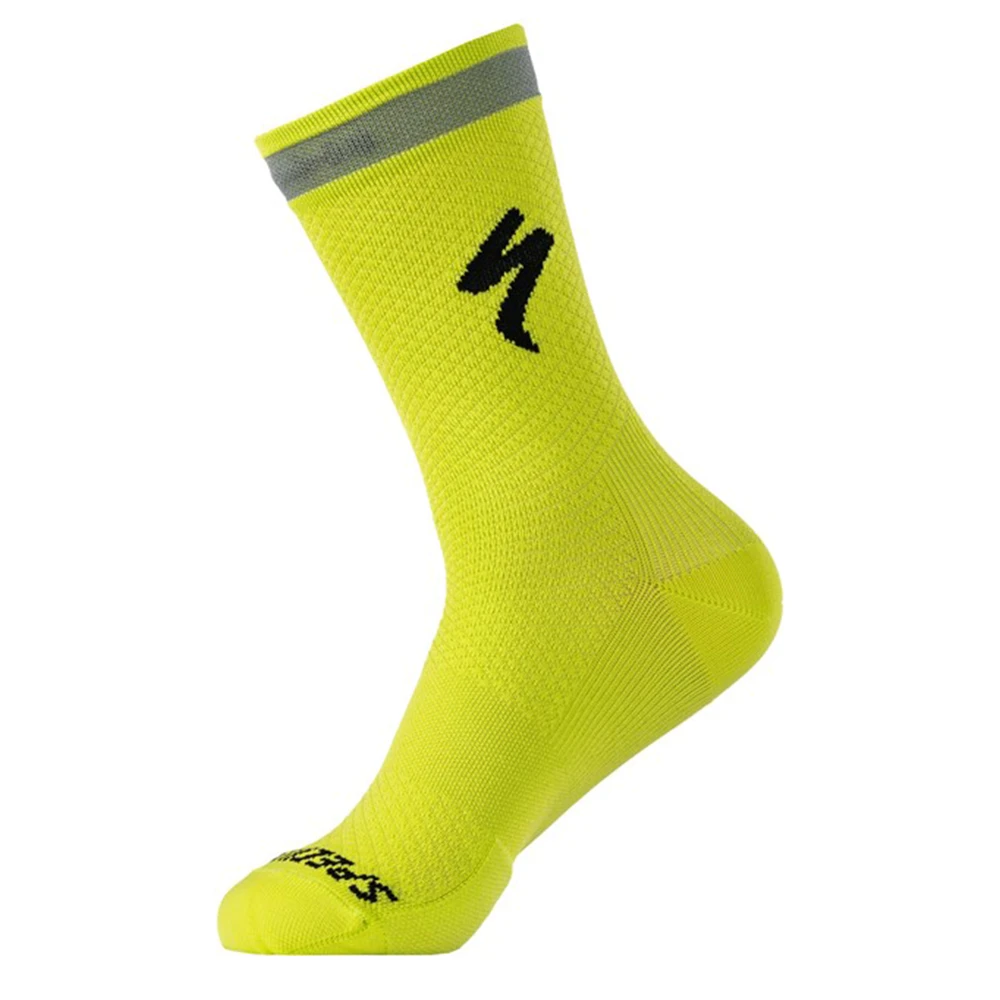 1. Sosete Ciclism SPECIALIZED Soft Air Reflective Tall - Hyper Green XL