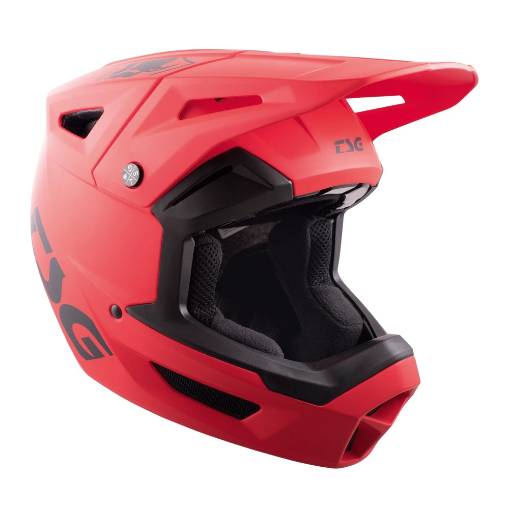 1. Casca Ciclism Full Face TSG Sentinel Solid Color - Satin Red XXL