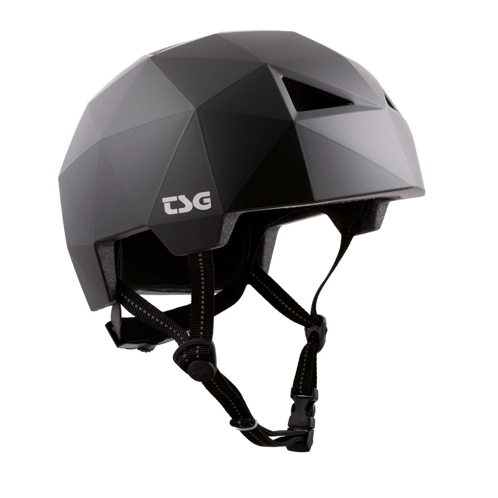 1. Casca Ciclism TSG Geo Solid Color - Satin Black L/XL