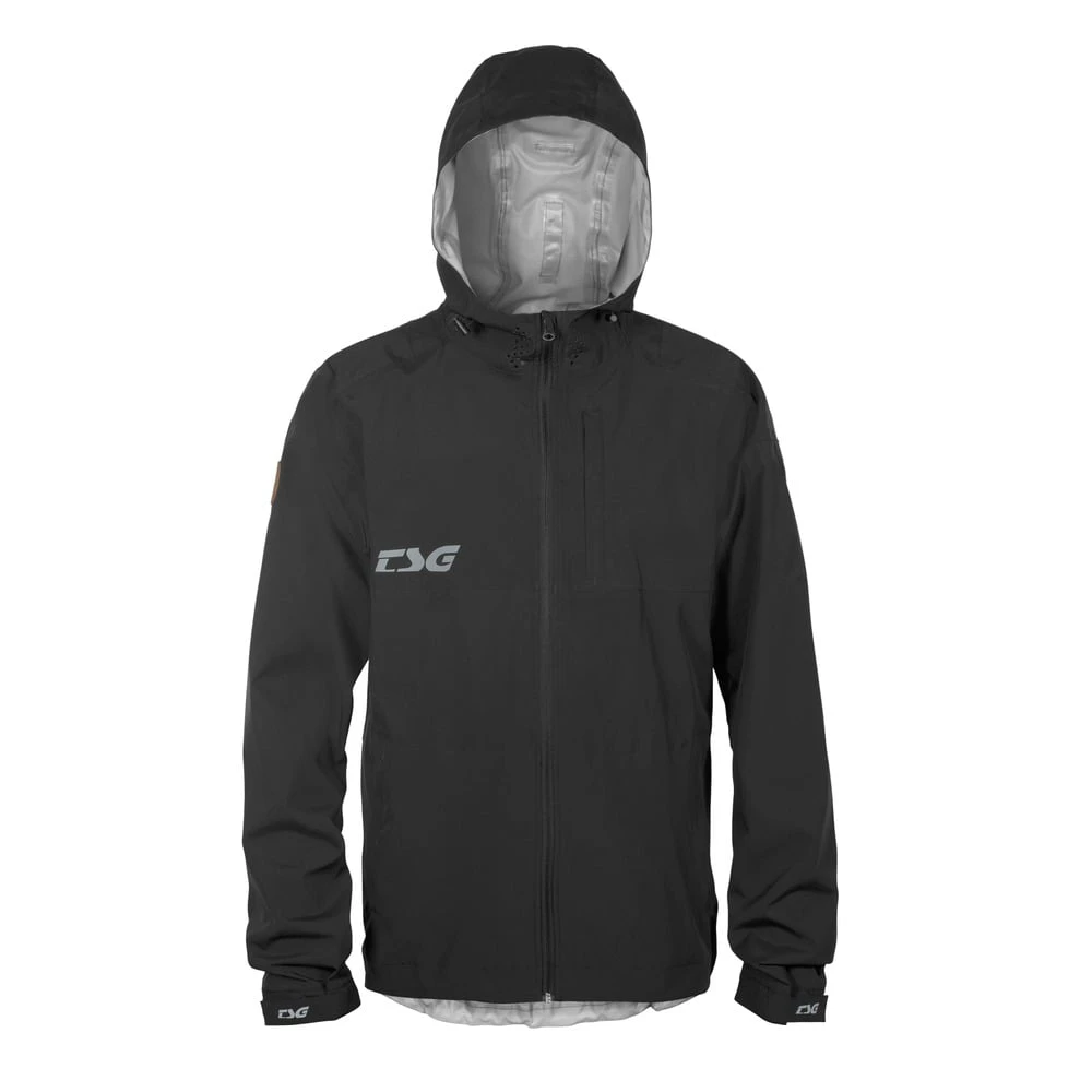 1. Jacheta Ploaie Ciclism TSG Drop Rain - Black XL