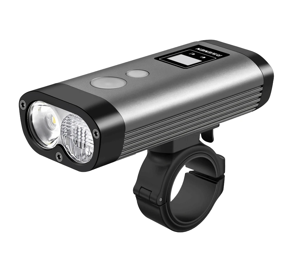 1. Far Bicicleta RAVEMEN PR1200 USB 1200 Lumeni - Grey