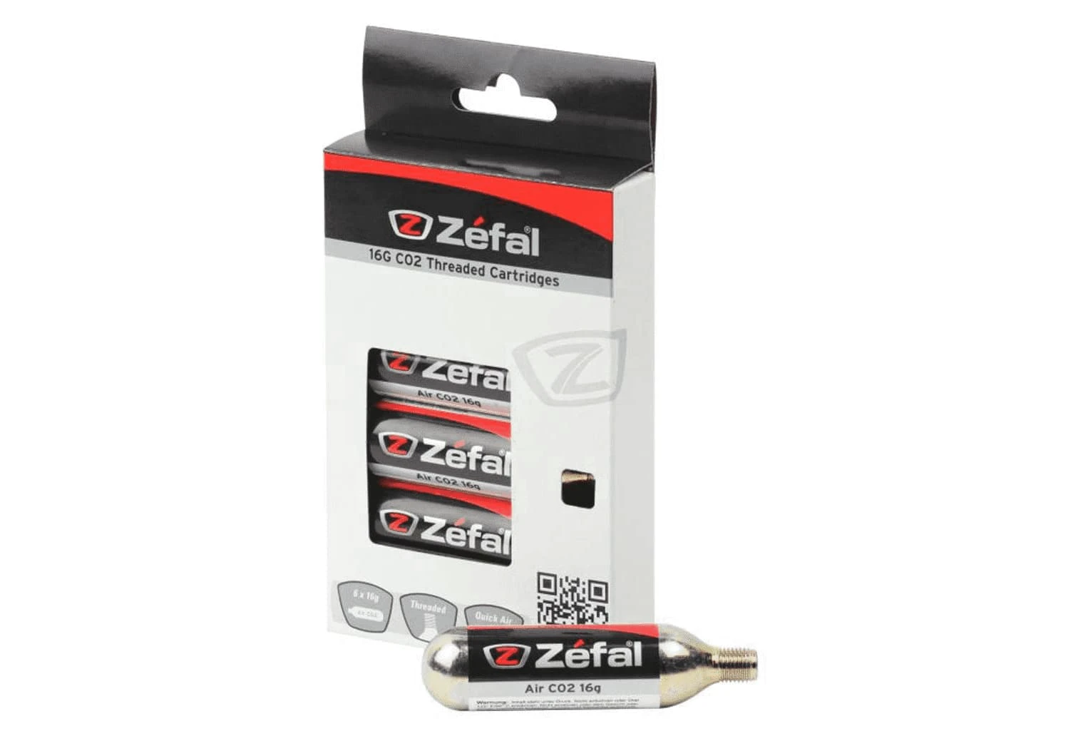 1. Cartus CO2 ZEFAL cu Filet 16g (6 buc.)