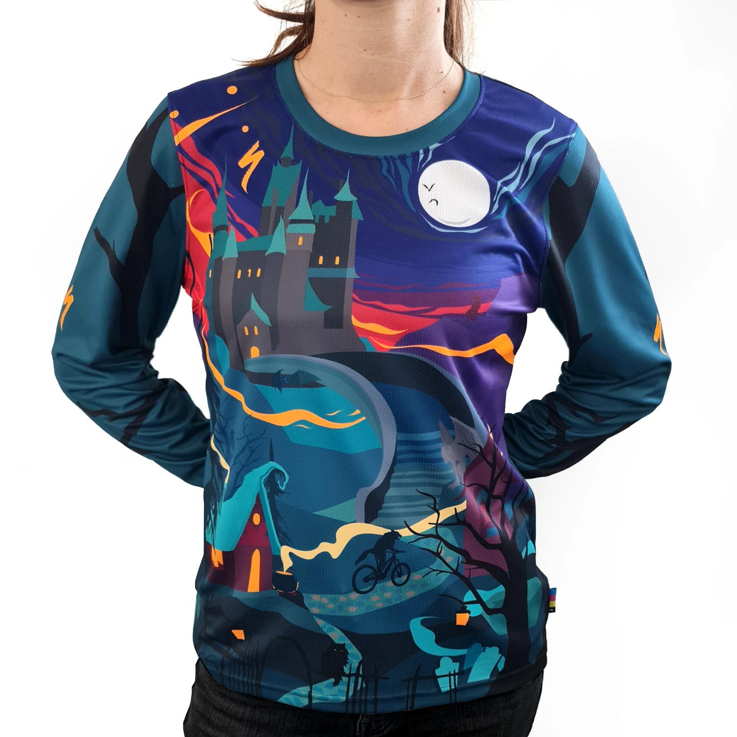 1. Tricou Ciclism SPECIALIZED Women's All Mountain (L/S) - Fairy Transilvania XS