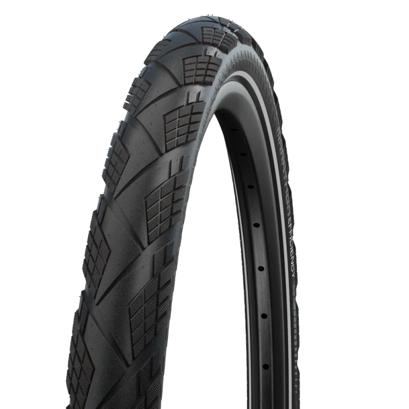 1. Cauciuc SCHWALBE Marathon Efficency - 28x1.50 700x38C (40-622) HS617 B/B-SK+RT, Addix Race - Pliabil