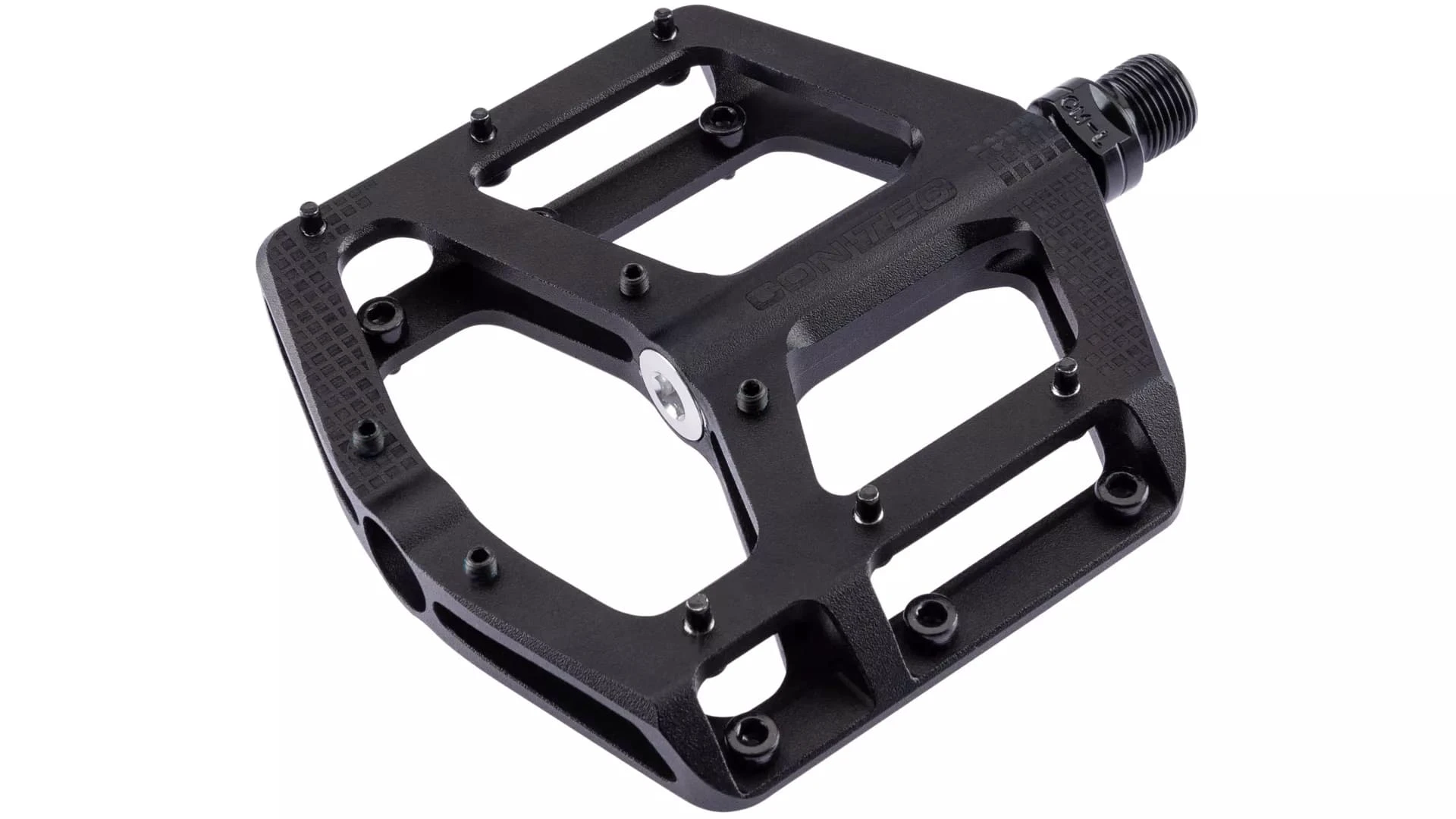1. Pedale CONTEC TwoFace - Matt Black/Sandblasted