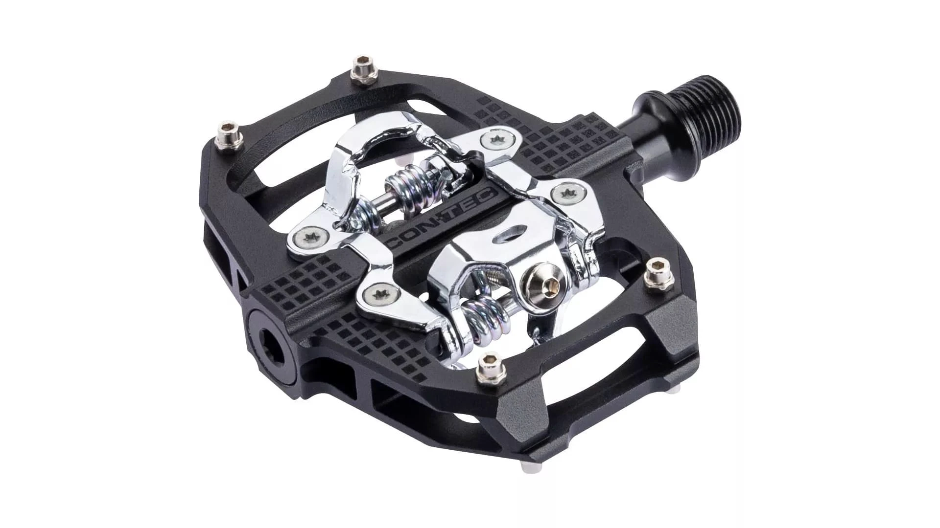1. Pedale automate CONTEC SPD System Pedal Talon - Black/Silver