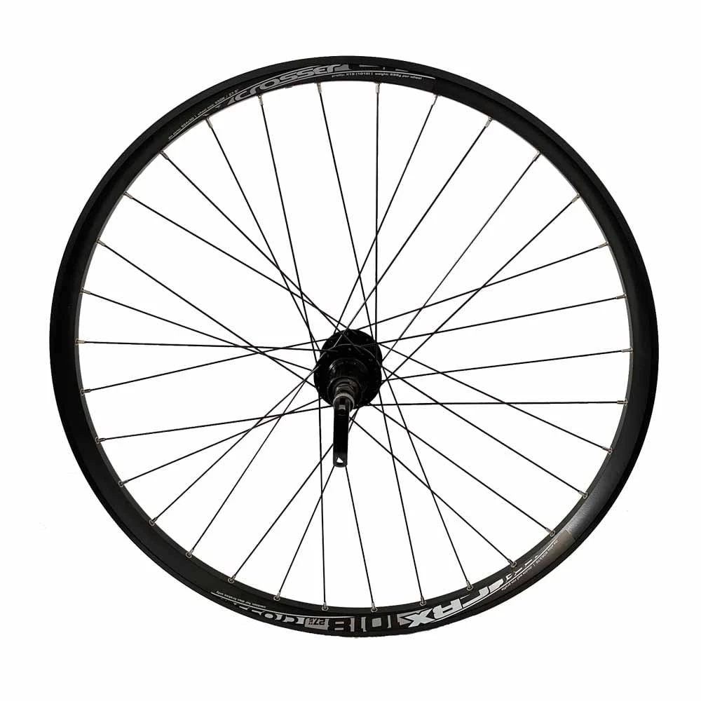 1. Roata Spate CROSSER X18 32H 27.5'' QR - Frana disc (6 suruburi) cu Butuc Promax D602ER -capsata