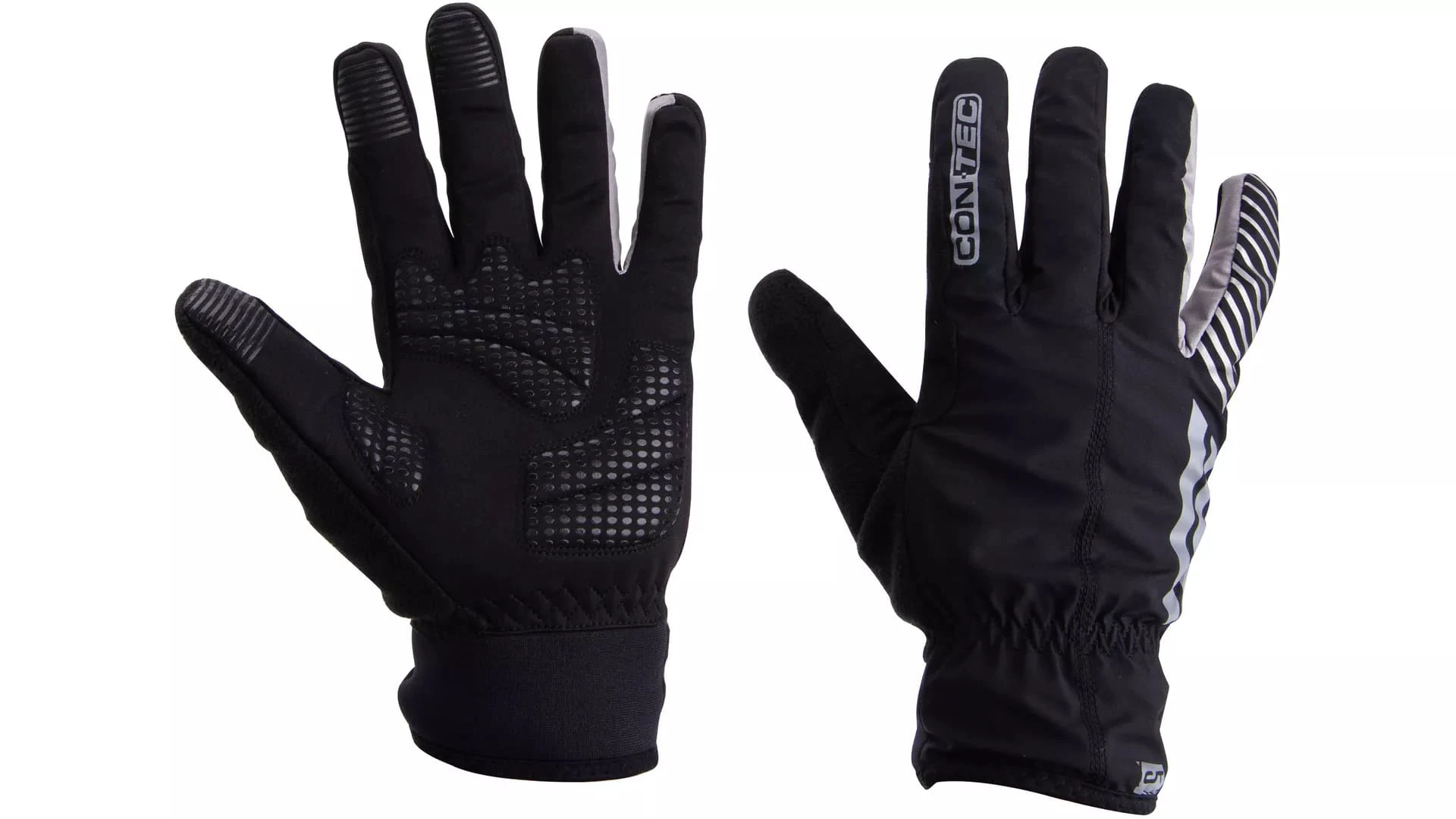 1. Manusi Ciclism CONTEC Winter Dense Waterproof (L/F) - Black/Grey M