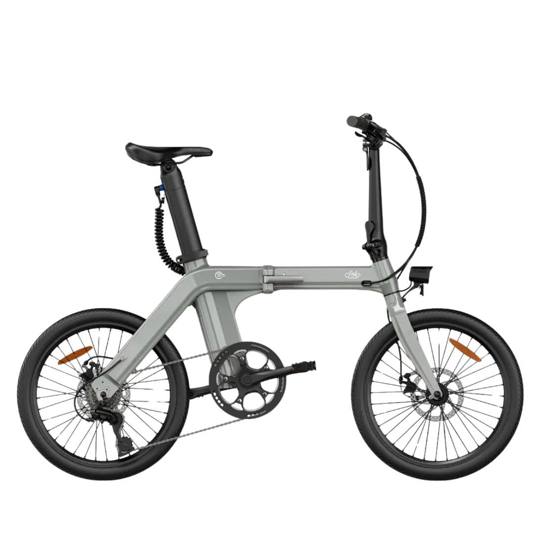 1. Fiido D11 420wh 90km 7v Talla ML Gris Bicicleta Electrica Plegable Ciudad Folding Ocasión Paseo