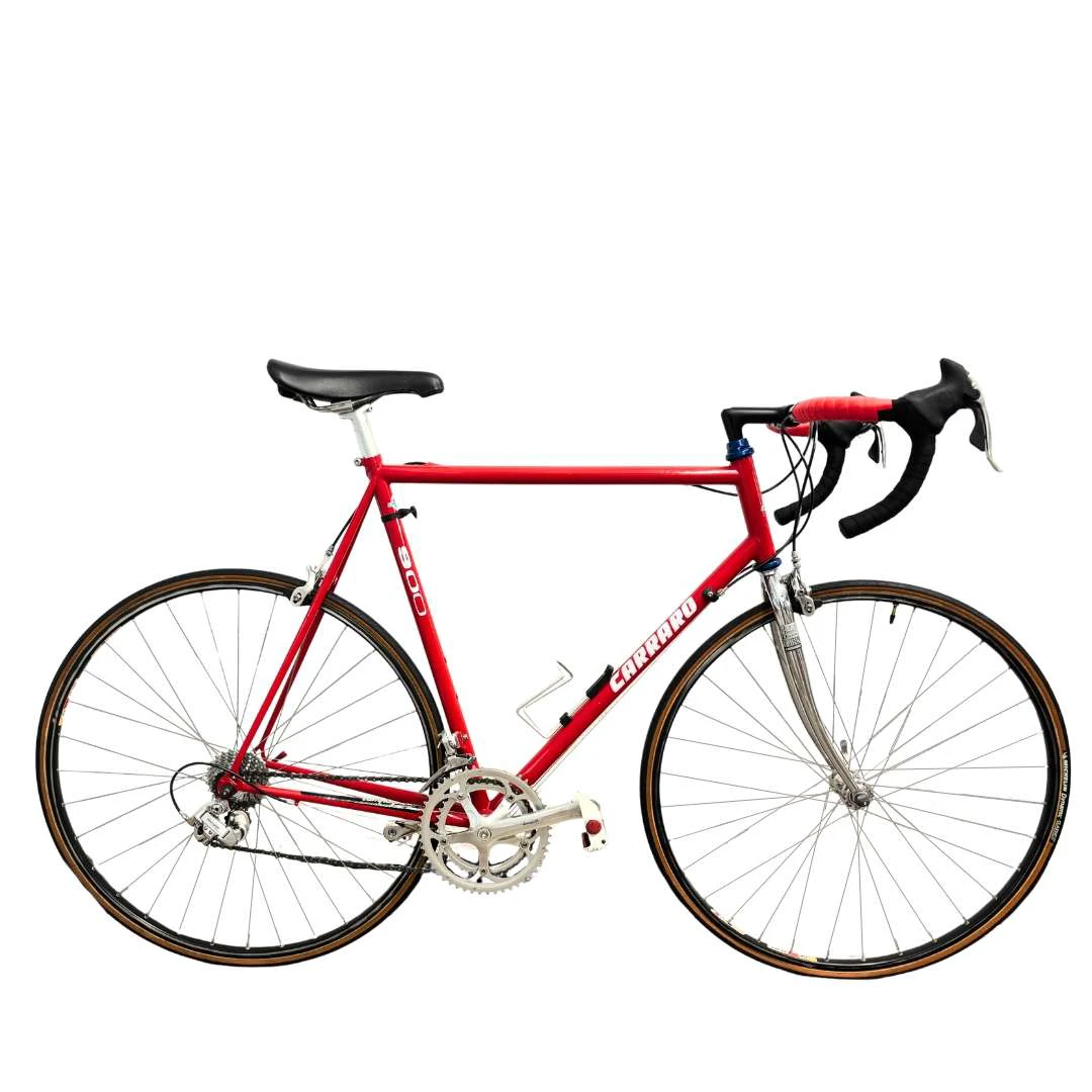 1. Vintage Carraro 900 Campagnolo Avanti 8v Talla L Rojo Bicicleta Carretera Segunda Mano