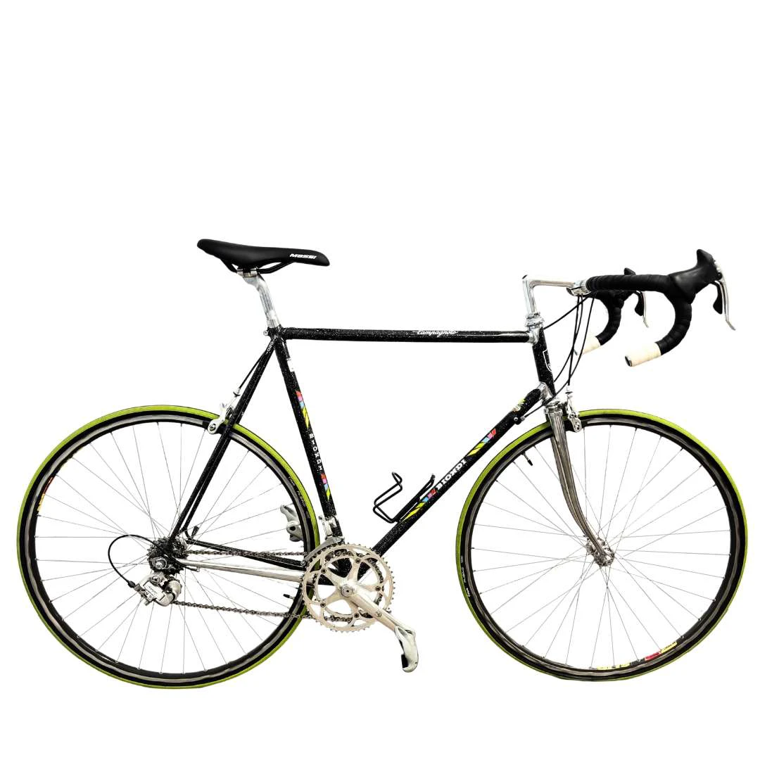 1. Vintage Biondi Campagnolo Avanti 8v Talla L Negra Bicicleta Carretera Segunda Mano