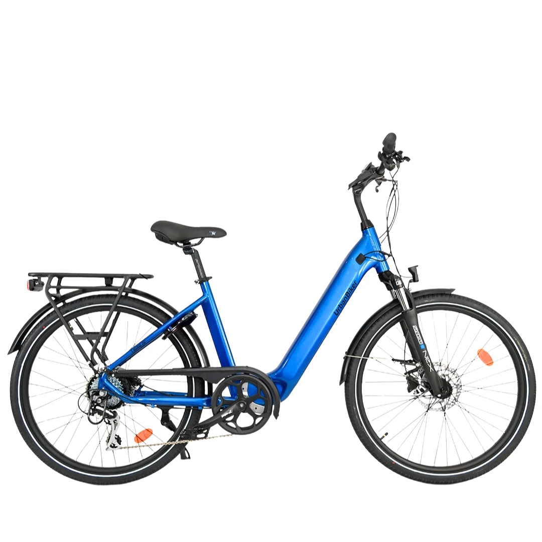 1. Urban Biker UB100B 720Wh Acera 8v 26' Azul Bicicleta Eléctrica Ocasion Segunda Mano Paseo City