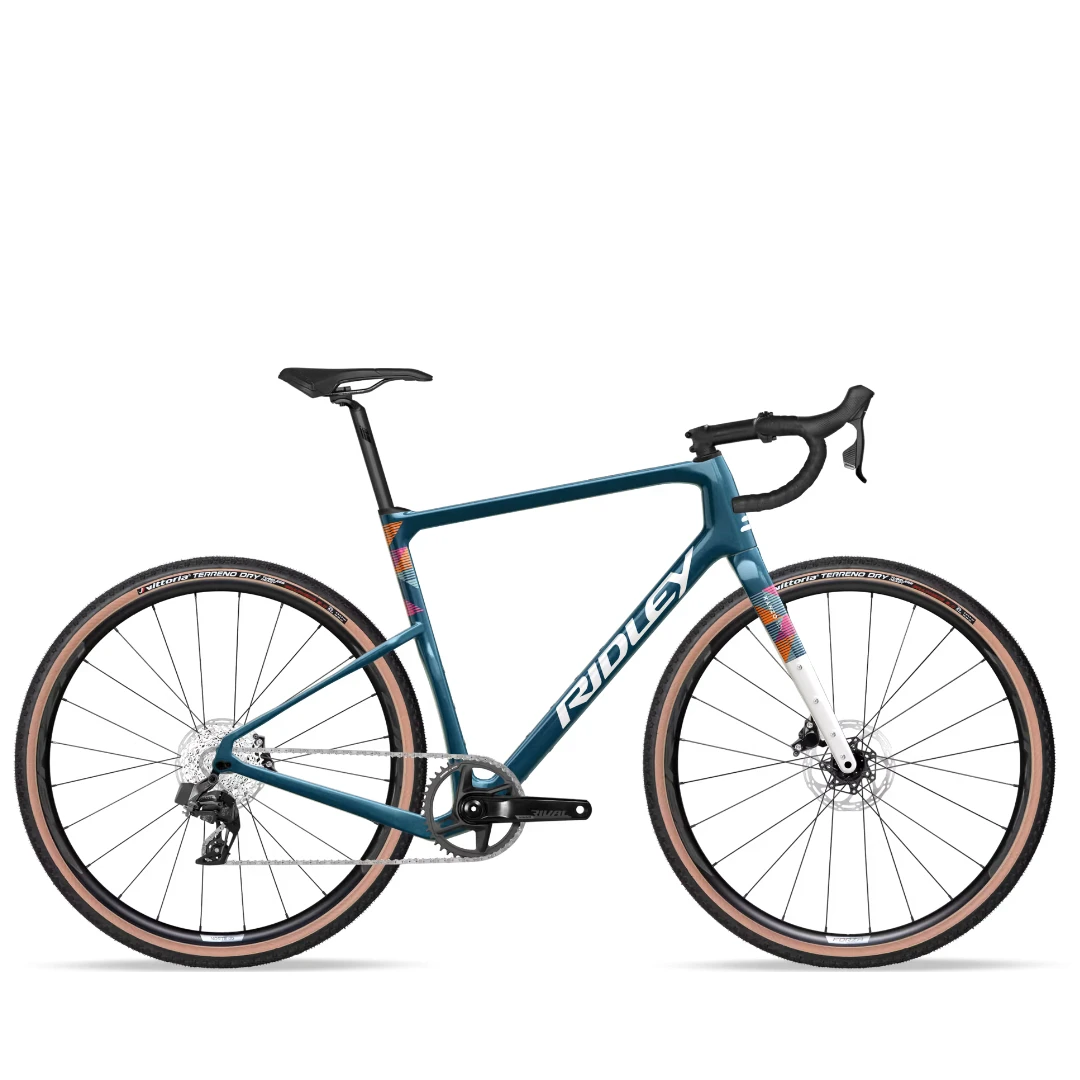 1. Ridley Kanzo Adventure GRX 12v Talla M Azul Bicicleta Gravel Ocasión Segunda Mano