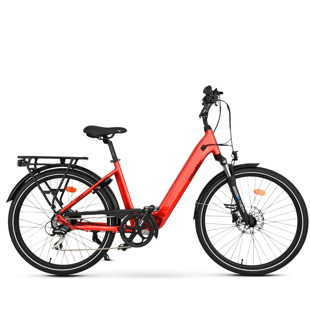 1. Urban Biker UB100B 720Wh Acera 8v 28' Azul Bicicleta Eléctrica Ocasion Segunda Mano Paseo City