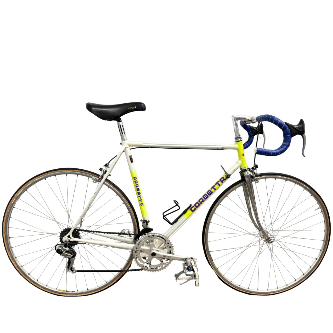1. Vintage Corbetta Shimano 6v Talla L Blanco Bicicleta Carretera Segunda Mano