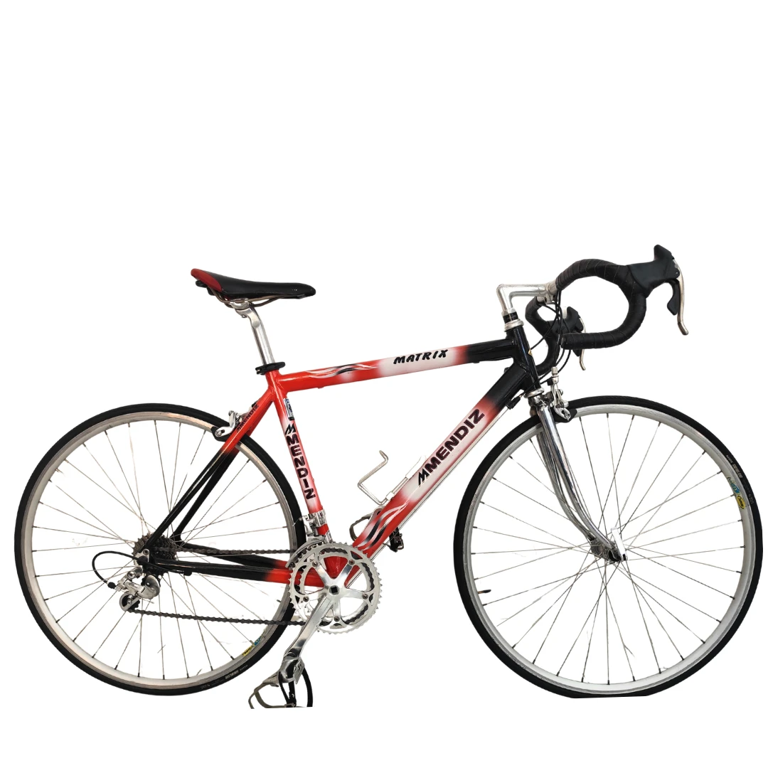 1. Vintage Mendiz Matrix Shimano 8v RX100 Rojo Negro Blanco Bicicleta Carretera Segunda Mano