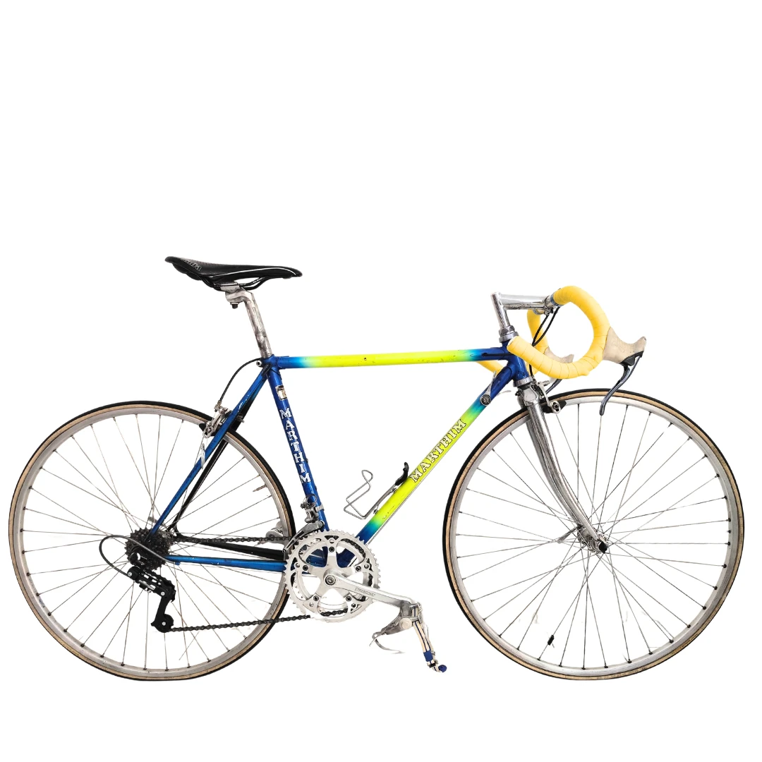 1. Vintage Marthim Sunrace 16v Azul Amarilla ML Bicicleta Carretera Segunda Mano