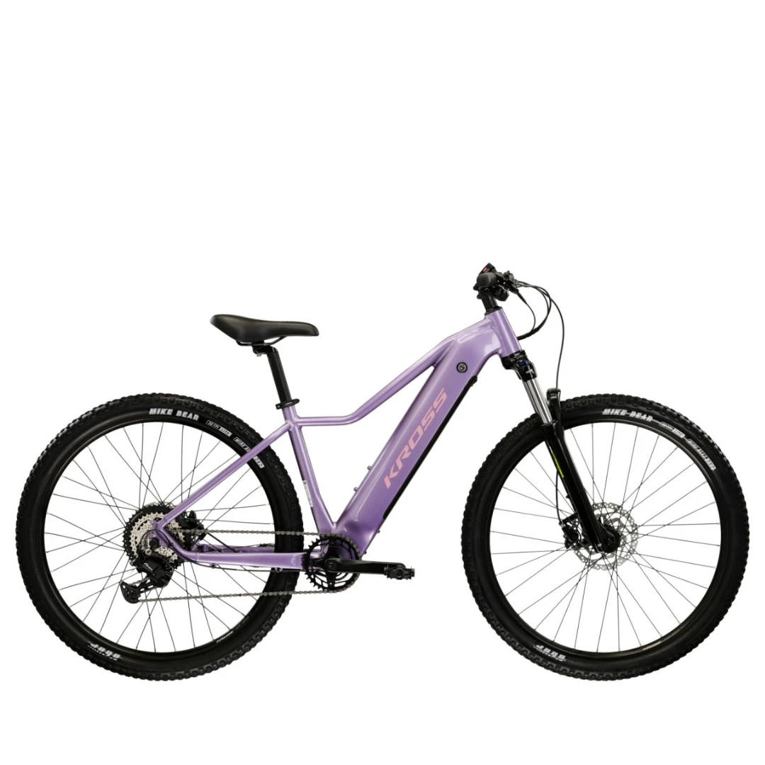 1. Kross Lea Boost 1.0 8v 29 Talla M Morado Bicicleta Electrica Montaña Ocasión Segunda Mano