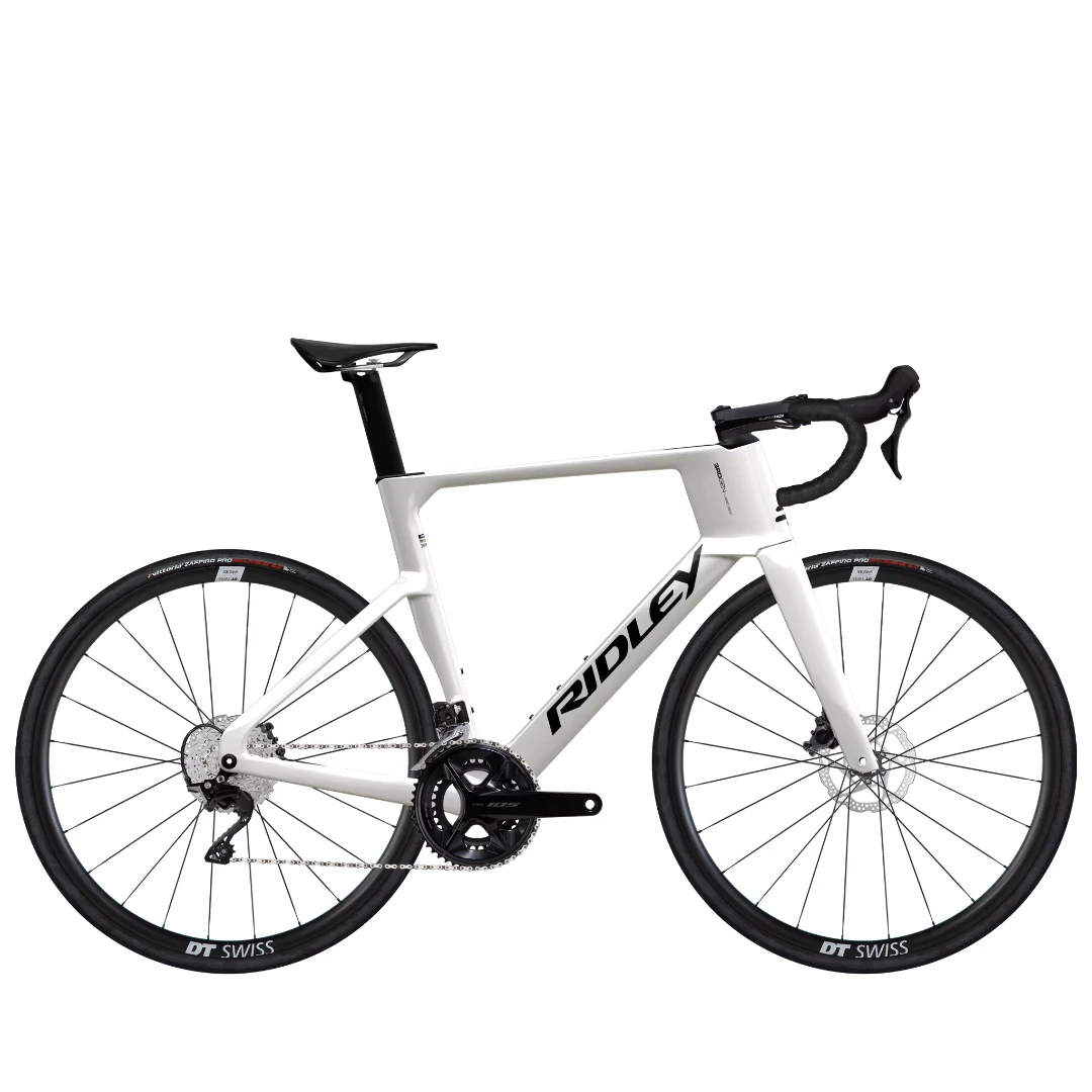 1. Ridley Noah 3.0 105 2x12v Talla L Blanco Carbono Bicicleta Carretera Ocasión