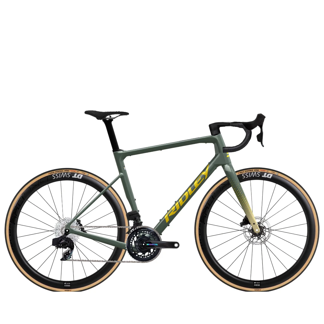 1. Ridley Grifn RS Force AXS 12v Talla M Verde Bicicleta Gravel Carretera Ocasión Segunda Mano