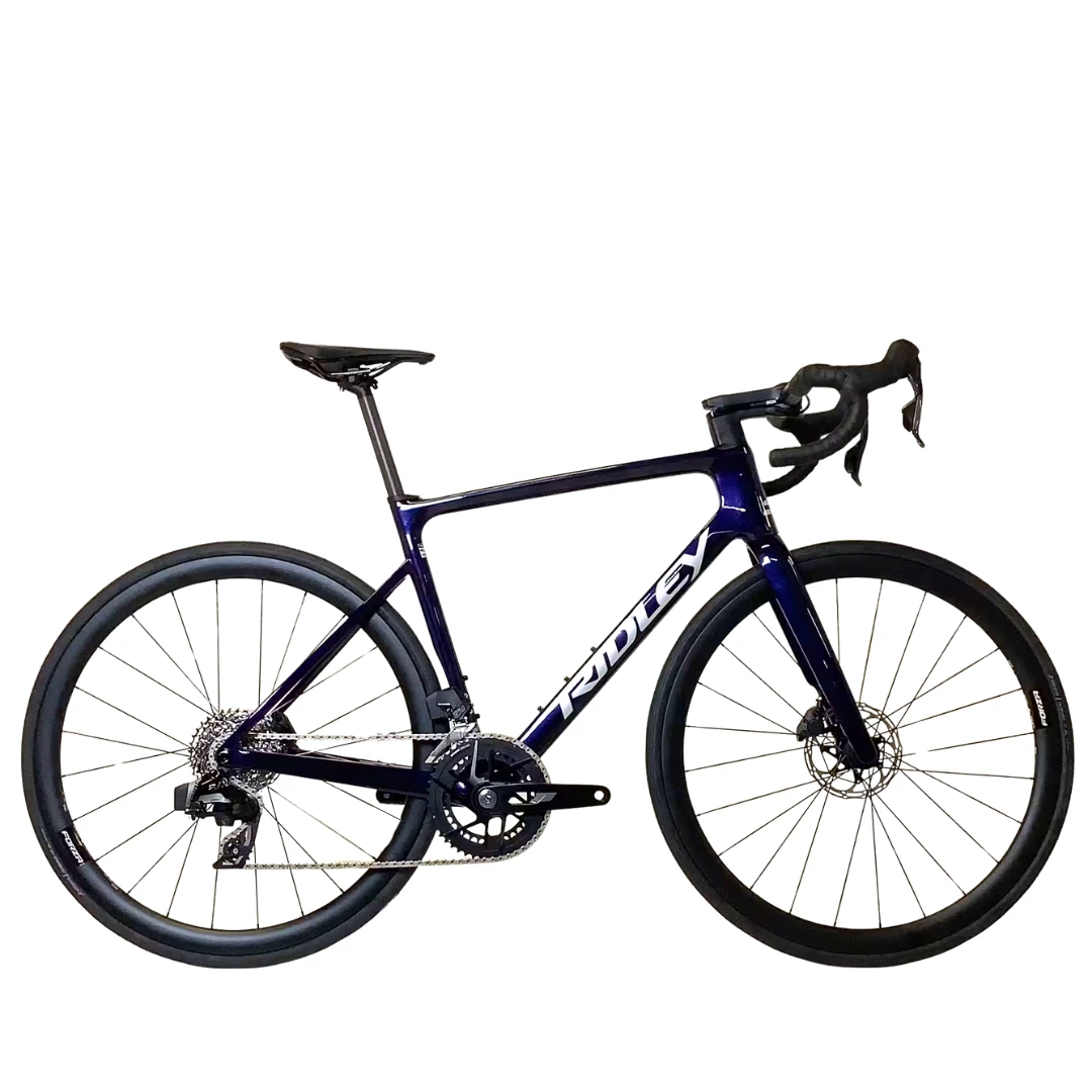 1. Ridley Falcn Rival AXS 2x12 Azul Talla M Carbono Bicicleta Carretera Ocasión