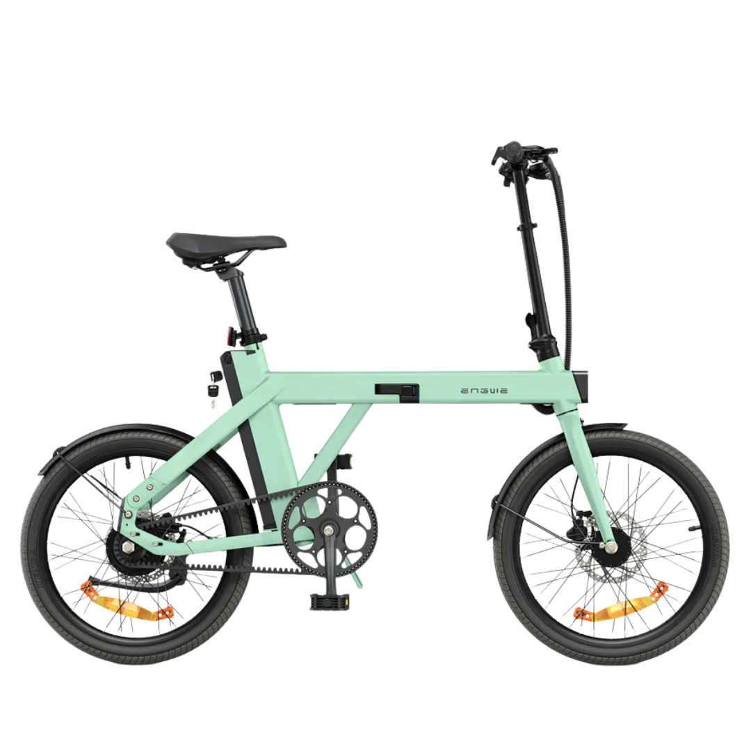 1. Engwe P20 250W 100km Verde Bicicleta Electrica Ocasión Ciudad Plegable