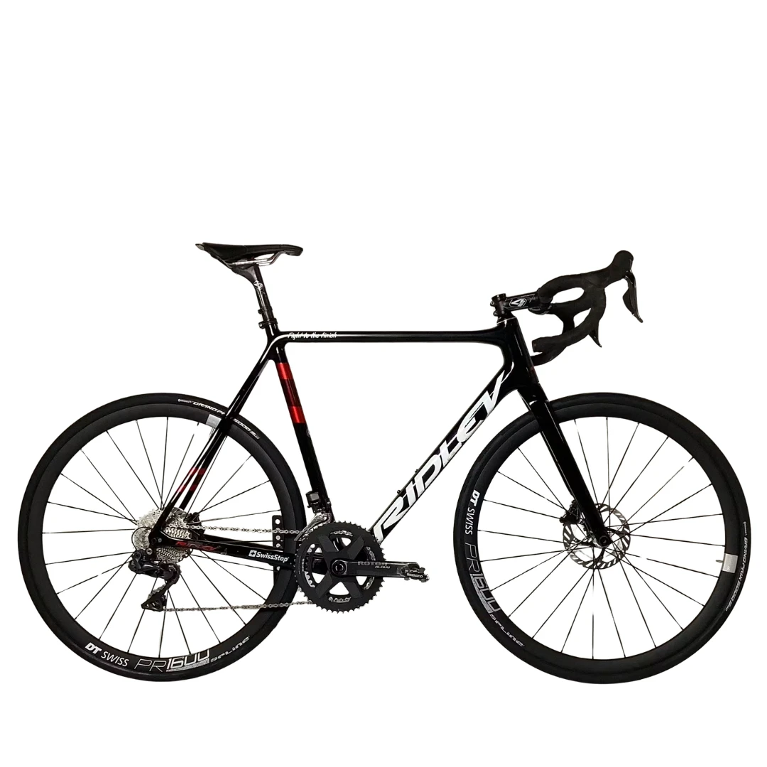 1. Ridley X-Night SL Disc Ultegra Di2 2x12 Talla L Negra Bicicleta Gravel Ciclocross Segunda Mano