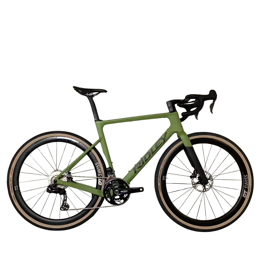 1. Ridley Astr RS GRX Di2 2x12v Talla M Verde Carbono Bicicleta Gravel Ocasión