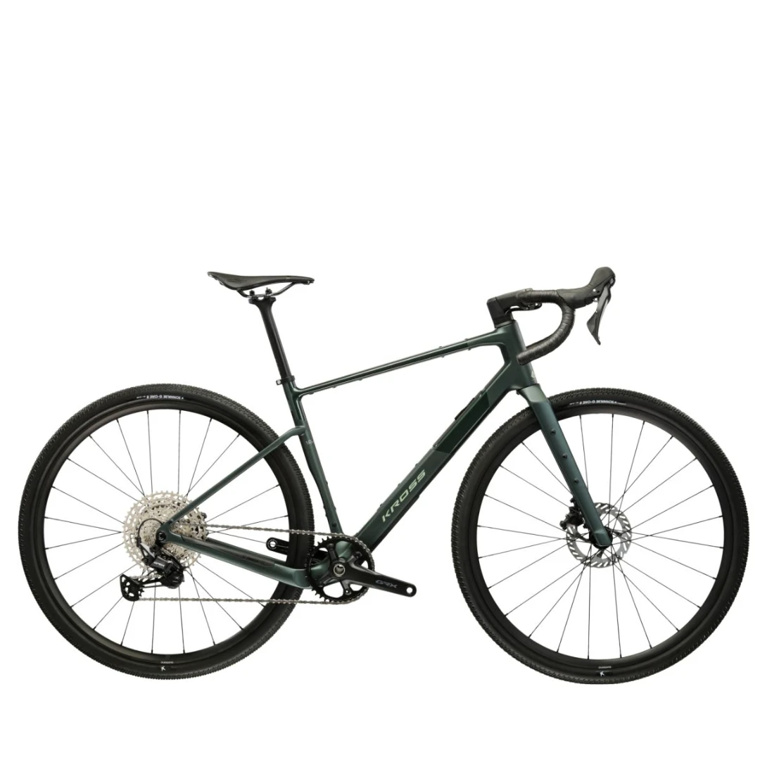 1. Kross Esker ADV 1.0 GRX 12v Talla M Verde Bicicleta Carbono Gravel Ocasión
