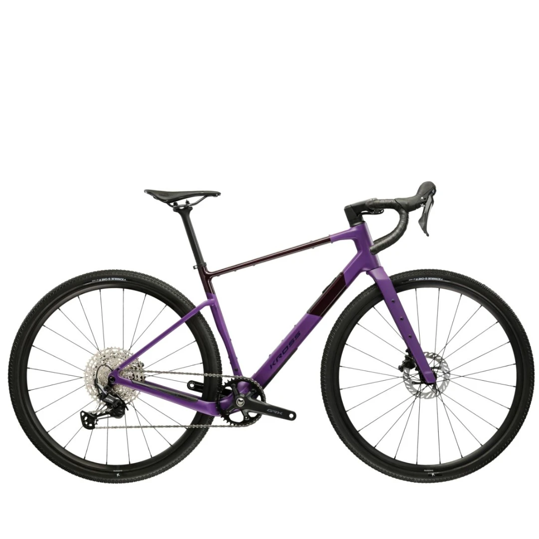 1. Kross Esker ADV 1.0 GRX 12v Talla M Morado Bicicleta Carbono Gravel Ocasión