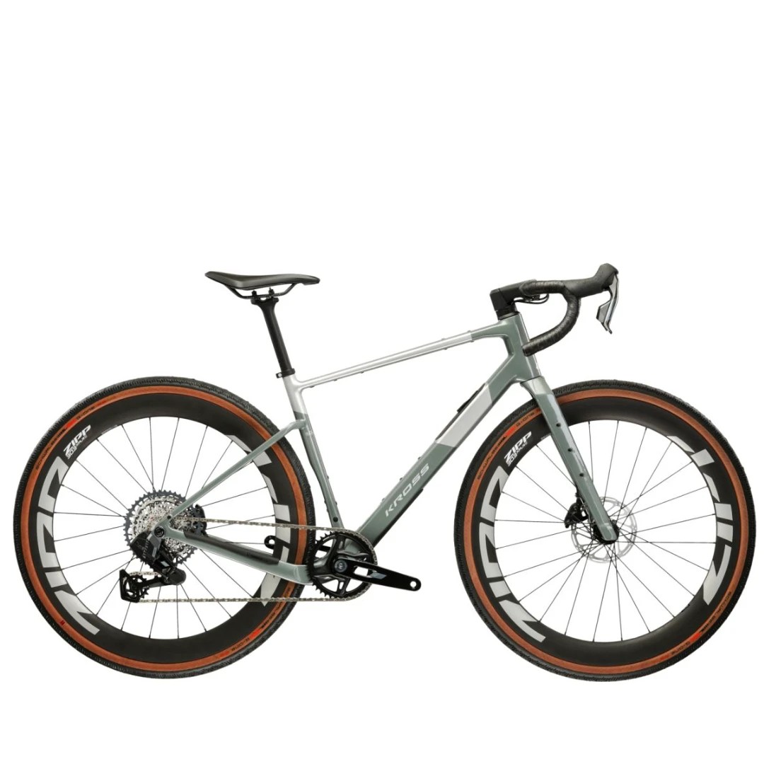 1. Kross Esker ADV 3.0 Sram Rival XPLR 13v Talla M Gris Bicicleta Carbono Gravel Ocasión