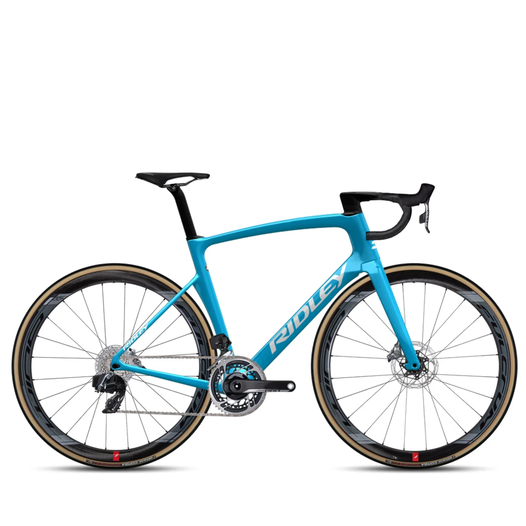 1. Ridley Noah Fast Disc Sram Red AXS 1x12v Talla S Azul Carbono Bicicleta Carretera Ocasión