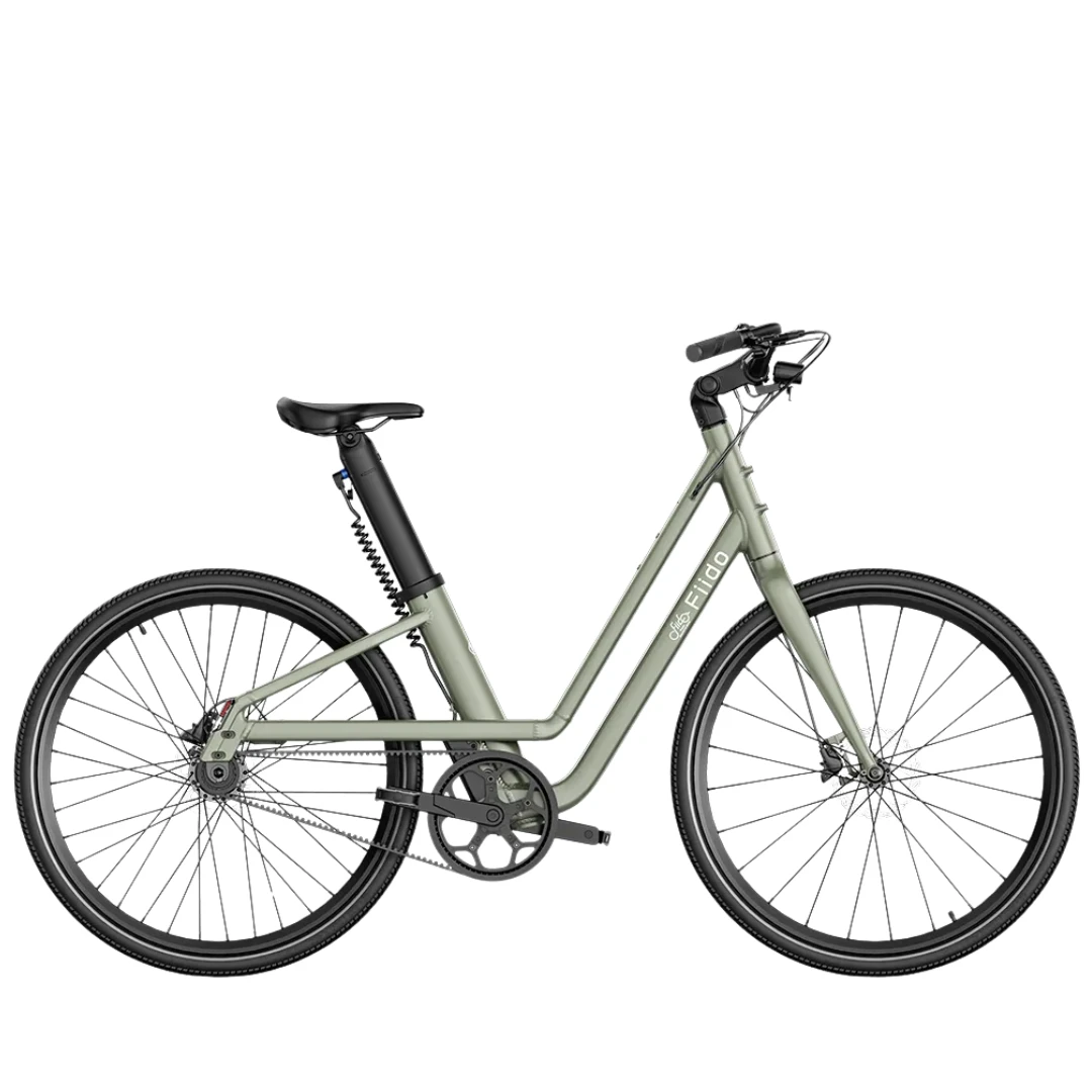 1. Fiido C700 250W Talla ML Verde Ciudad Bicicleta Electrica Ocasión City Paseo