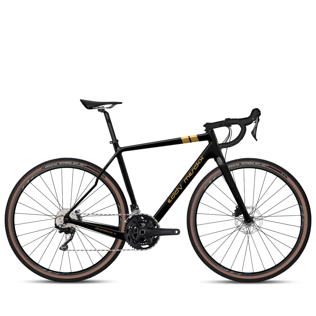 1. Eddy Merckx Strasbourg C 2x10 GRX400 Talla L Negro Bicicleta Gravel Ocasión