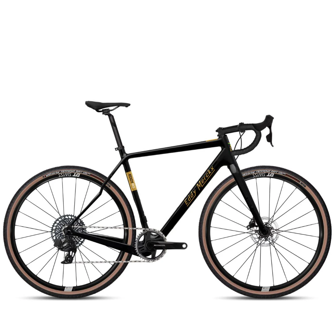 1. Eddy Merckx Strasbourg C Sram Force XPLR 1x12 Talla M Negro Bicicleta Gravel Ocasión