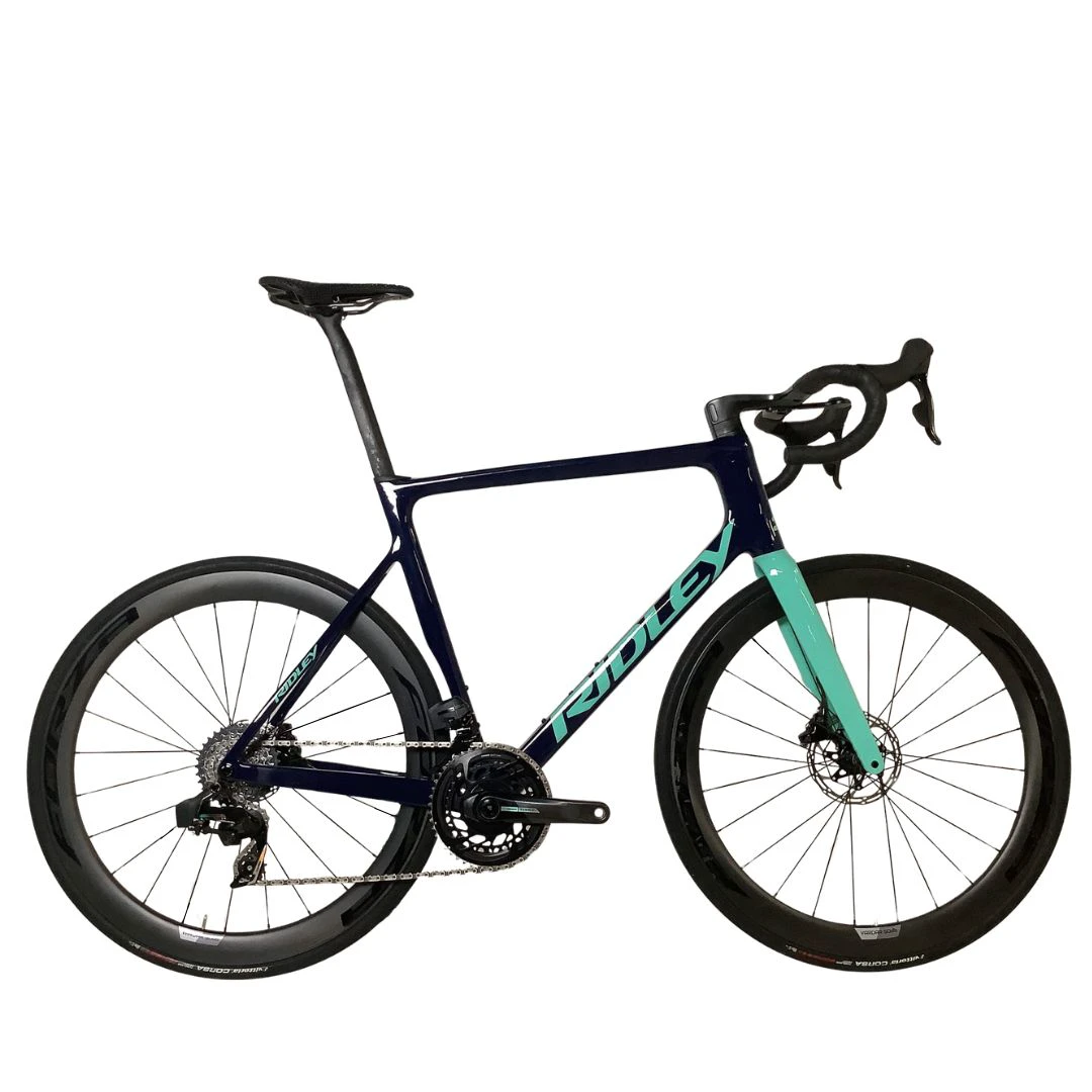 1. Ridley Falcon RS SRAM Force AXS 2024 Talla XL Azul Oscuro Bicicleta Carretera Segunda Vida