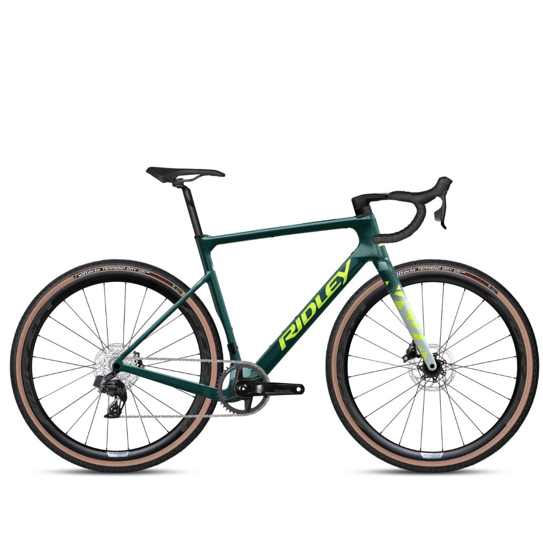 1. Ridley ASTR GRX600 1x12 Talla L Verde Bicicleta Gravel Ocasion