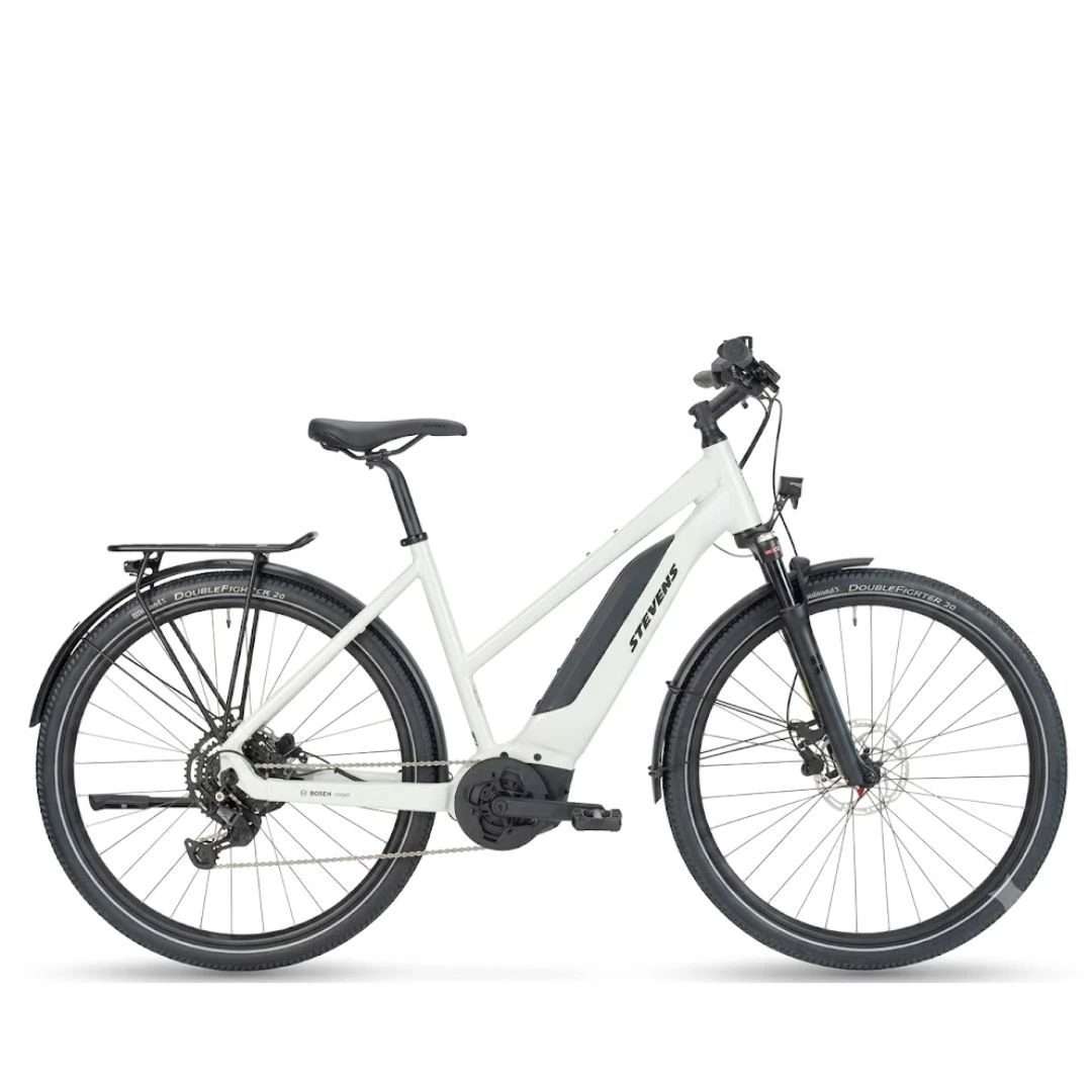 1. Stevens 24 E-4X TOUR LT Generacion 2 Talla XS Blanco Bicicleta Urbana Ocasion