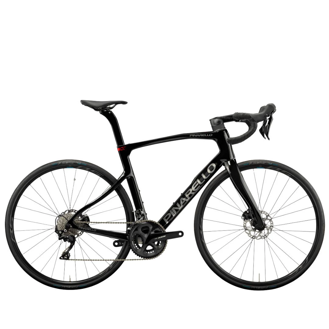 1. Pinarello X1 105 Di2 2x12v Talla 56 Negro Bicicleta Carretera Ocasion
