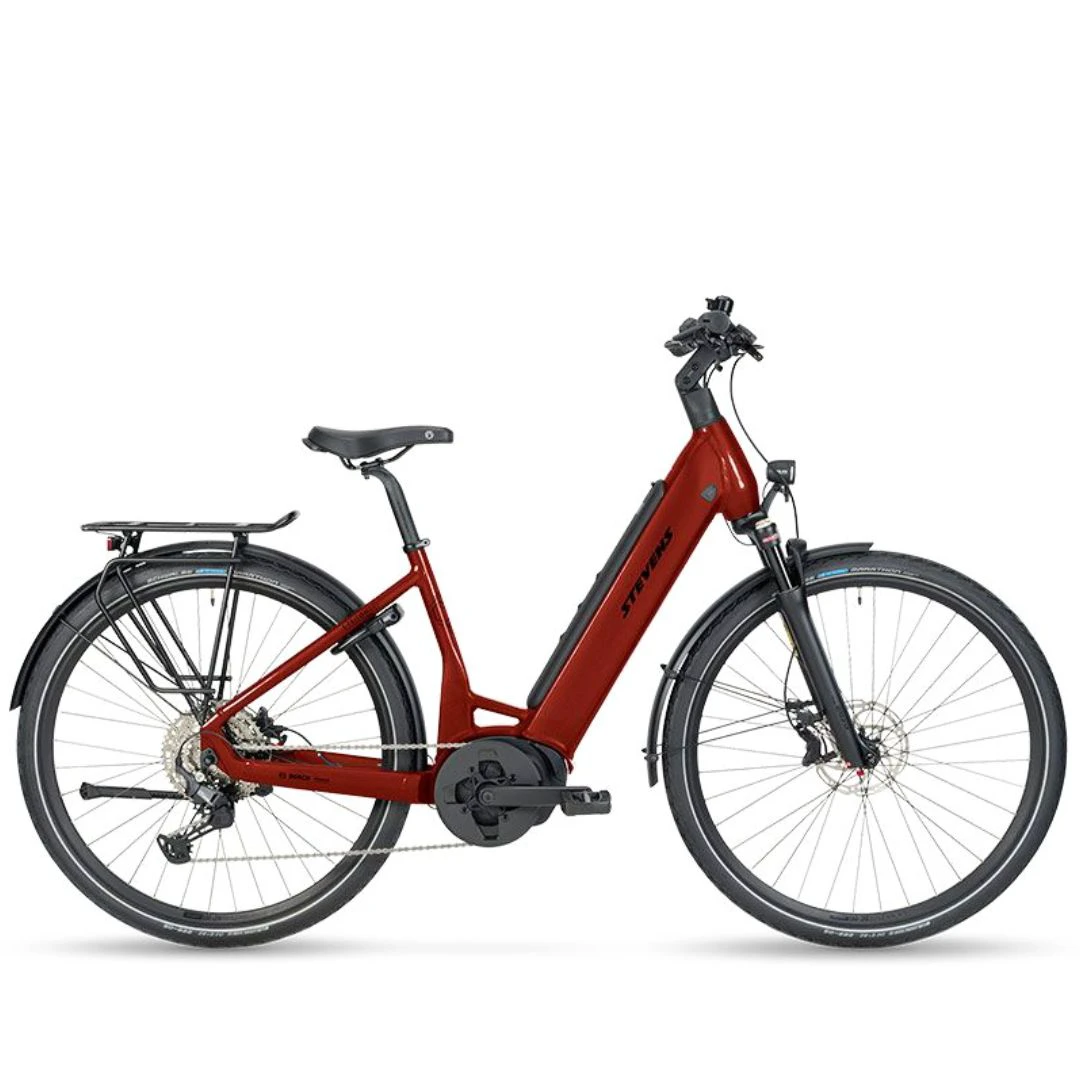 1. Stevens 24 E-TRITON 6.6.1 FORMA Talla XS Rojo Bicicleta Urbana Ocasion