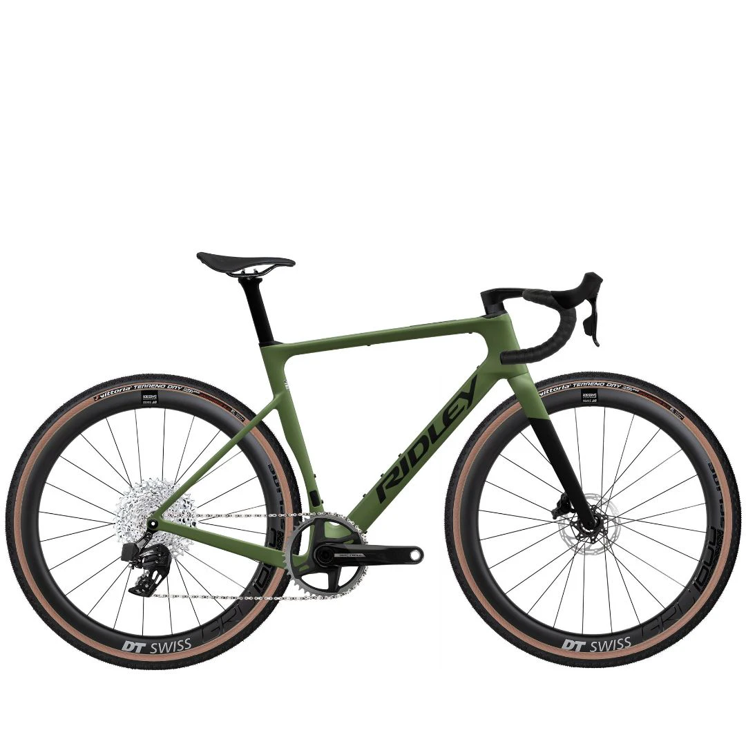 1. Ridley ASTR RS Force XPLR 1x12 Talla L Verde Bicicleta Gravel Ocasion