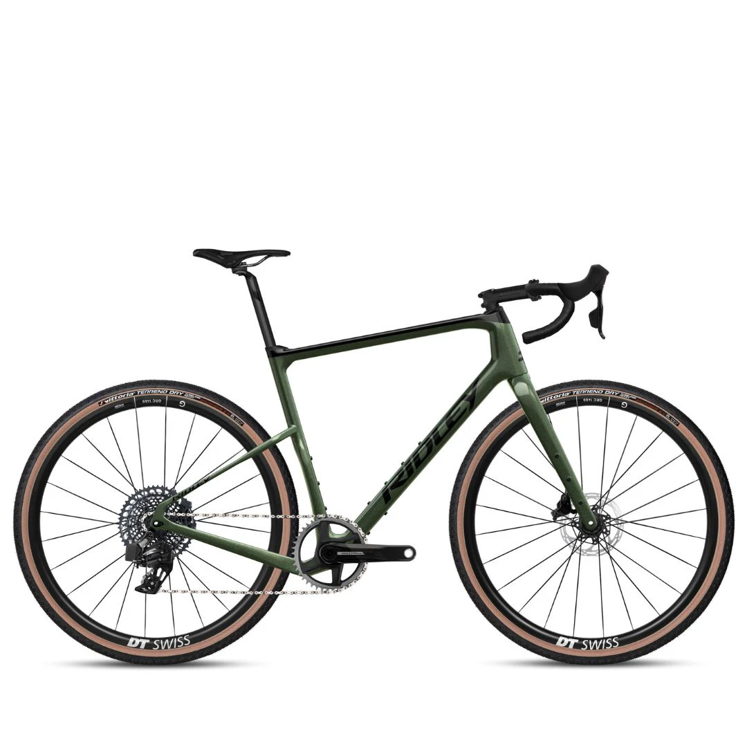 1. Ridley Kanzo Adventure Force XPLR 1x12 Talla XL Verde Bicicleta Gravel Ocasion