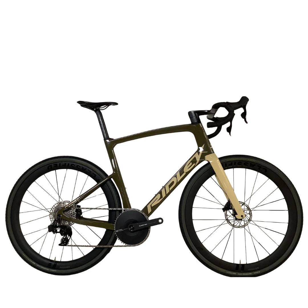1. Ridley Kanzo Fast Sram RivalEtap XPLR Custom Verde Bicicleta Gravel Segunda Vida