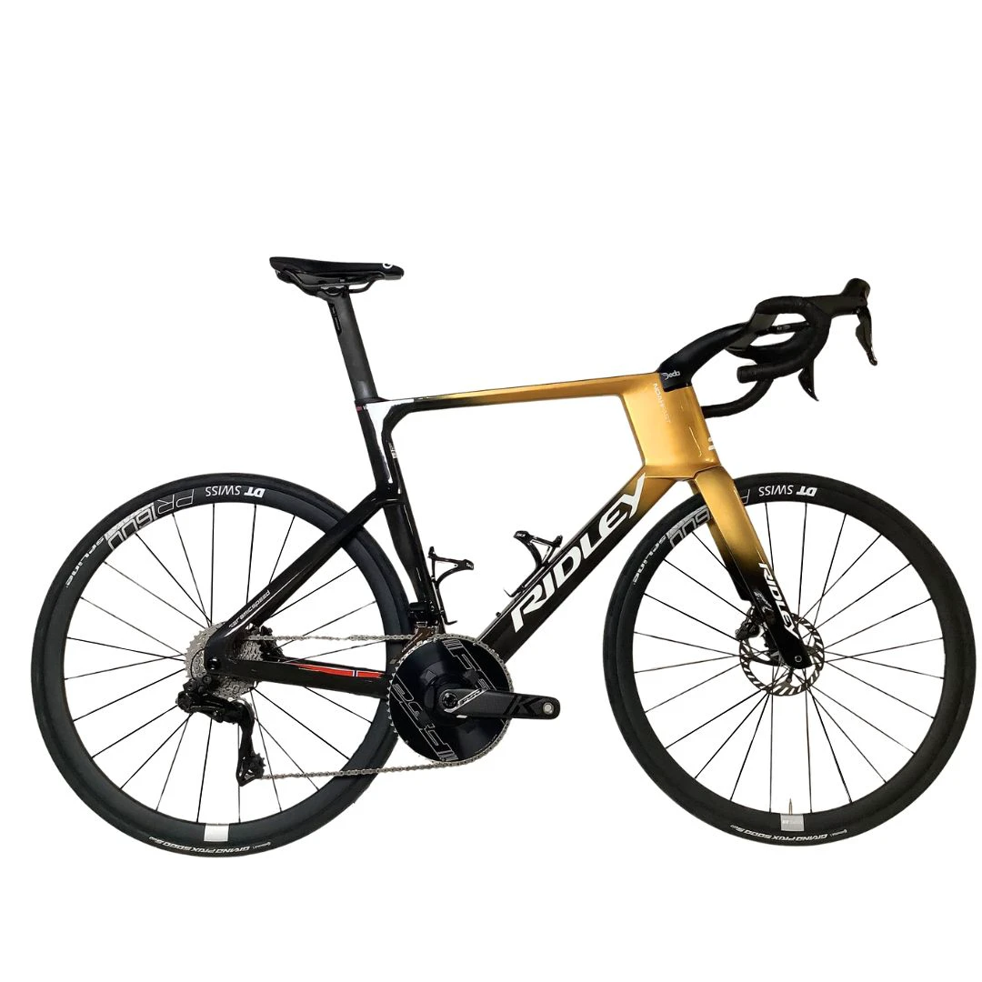 1. Ridley Noah Fast DuraAce DI2 Talla L Dorado Bicicleta Carretera Segunda Vida