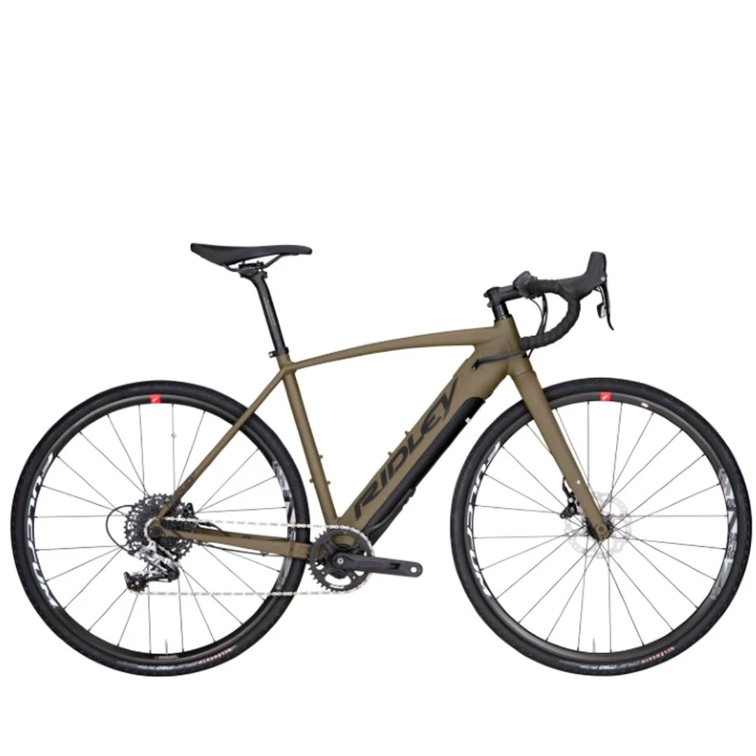 1. Ridley Kanzo-E Fazua Rival1 Talla L Verde Camuflaje Bicicleta Gravel Ocasion