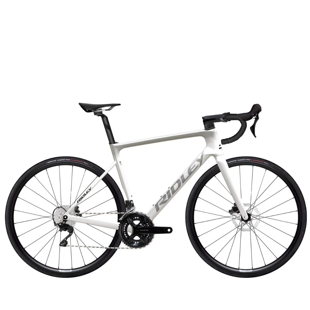 1. Ridley Falcn 105 2x12 Talla XL Blanco Bicicleta Carretera Ocasion