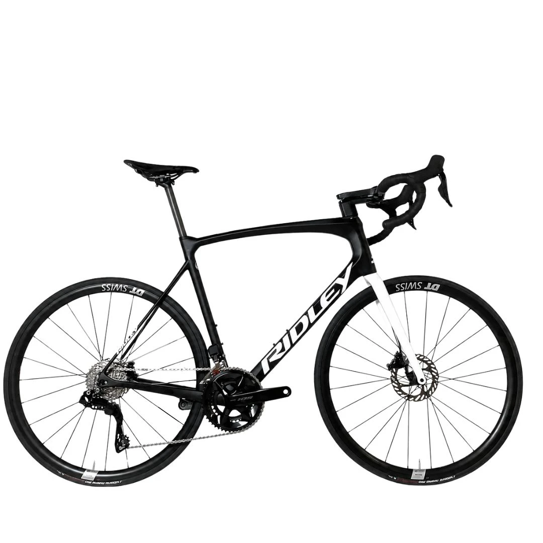 1. Ridley FENIX SLIC Shimano 105 Di2 Talla S Negro Bicicleta Carretera Ocasion