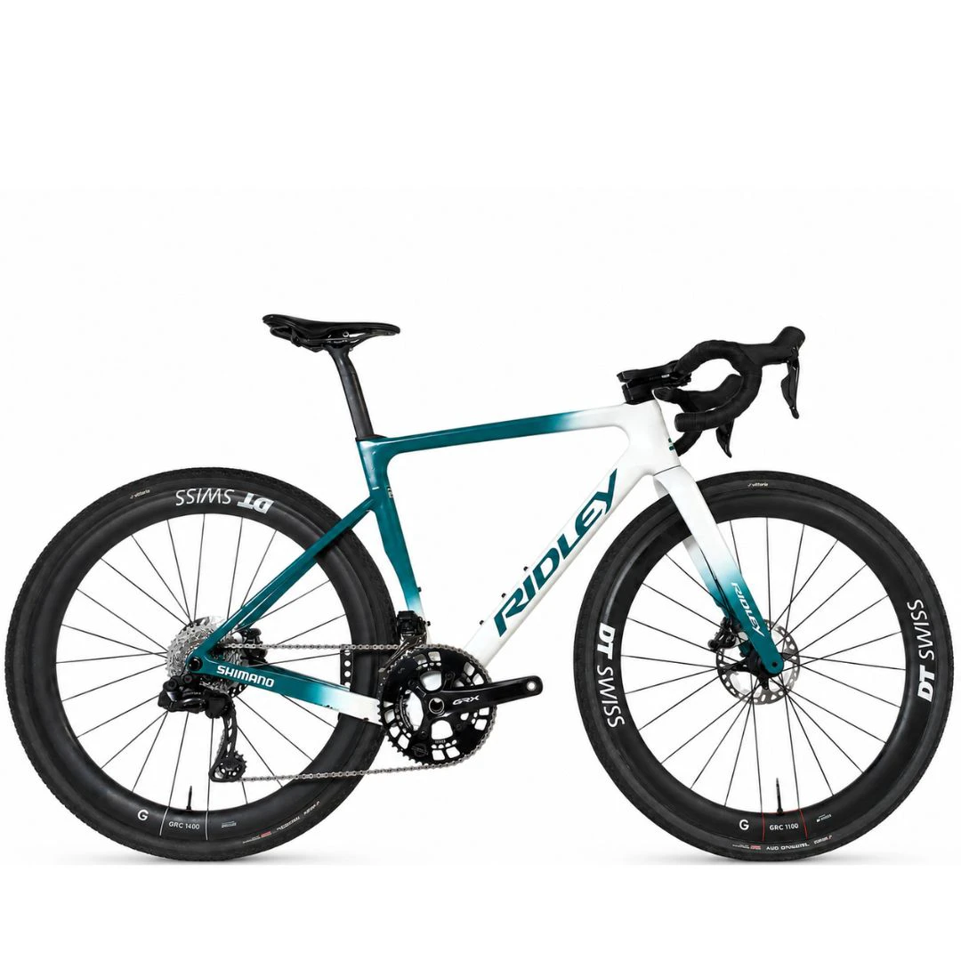 1. Ridley ASTR RS GRX DI2 2x12 Talla S Turquesa Bicicleta Gravel Segunda Vida